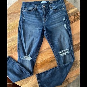 7 for All Manning b(air) Ankle Skinny Jeans
